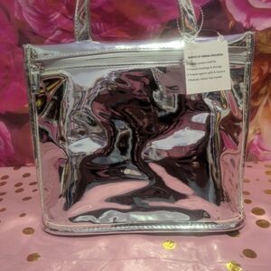 Silver Reflective Tote Bag